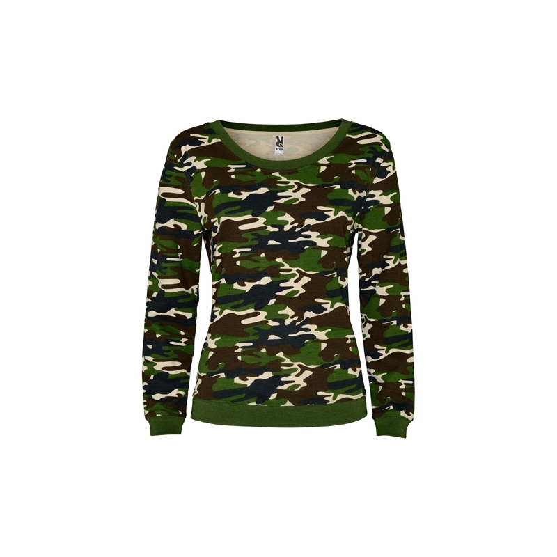SUDADERA ESTAMPADO CAMUFLAJE MUJER